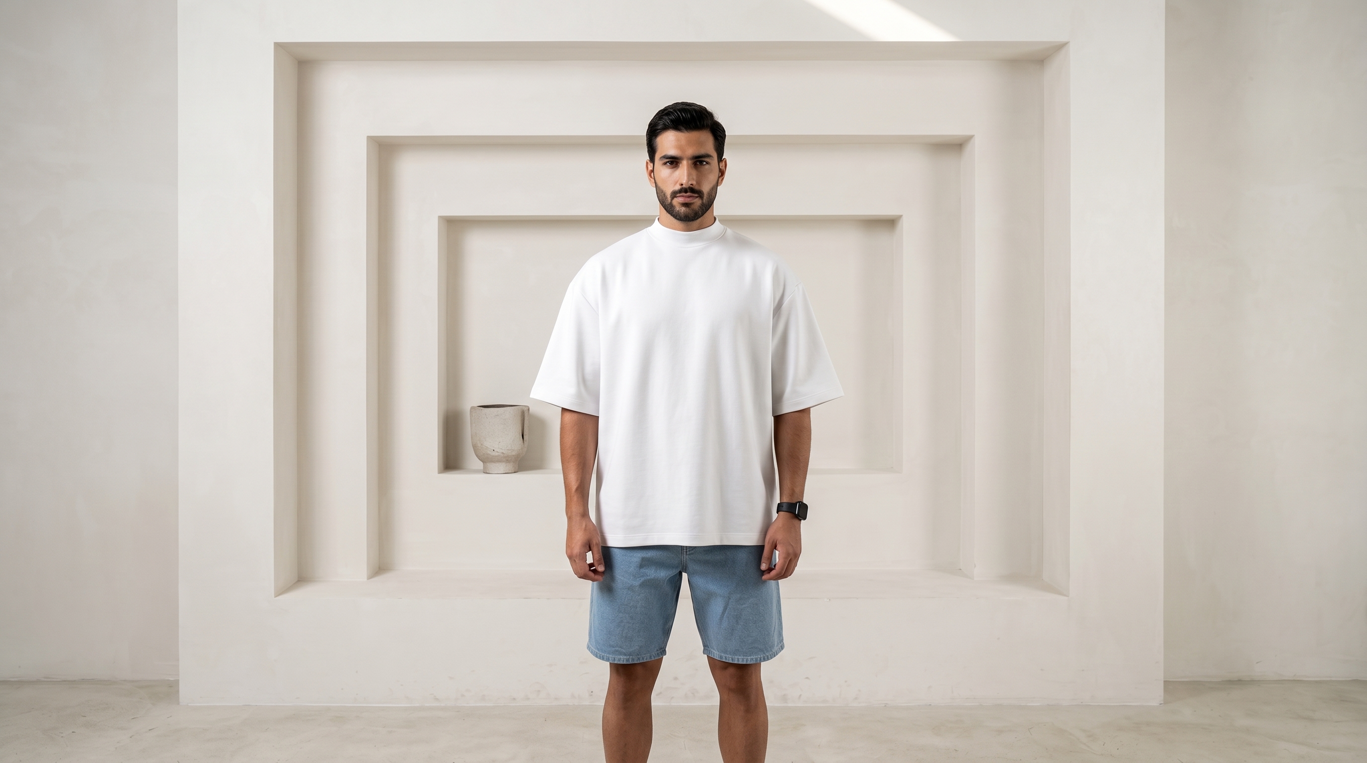 NEATZ tee in optic white