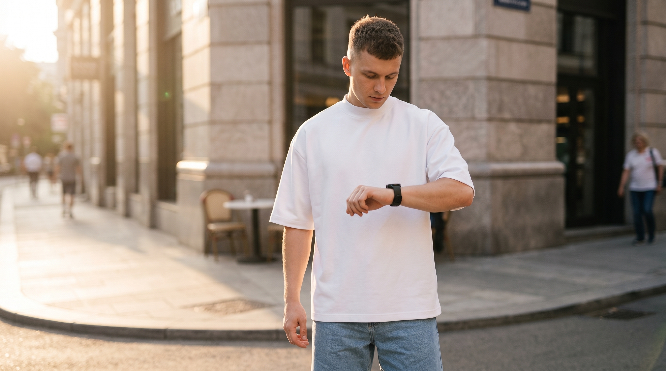 NEATZ tee white, lifestyle